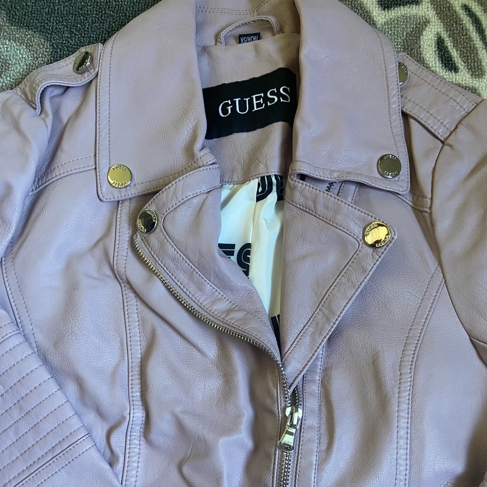 Women’s GUESS Leather Jacket